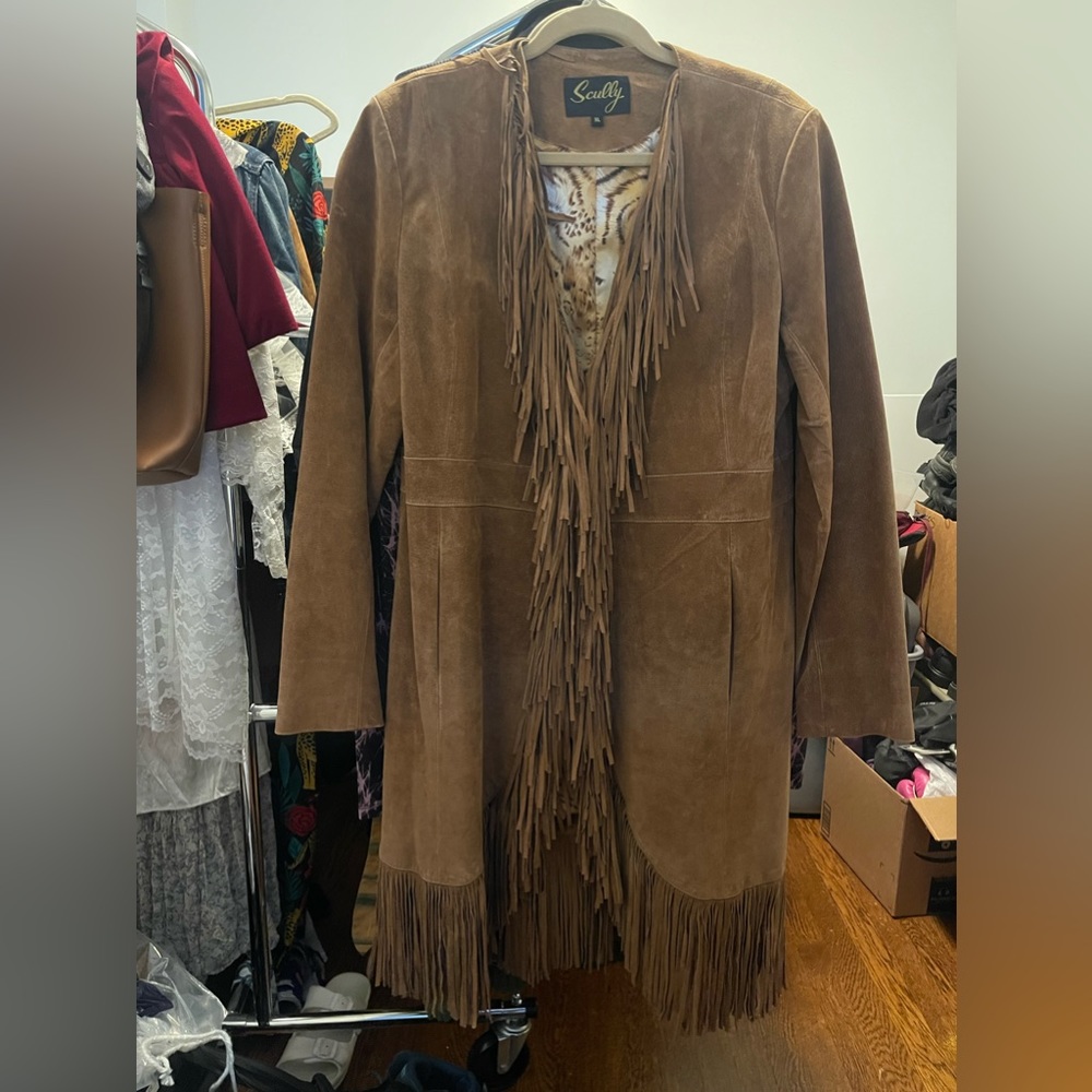 Scully Fringe Suede Jacket
